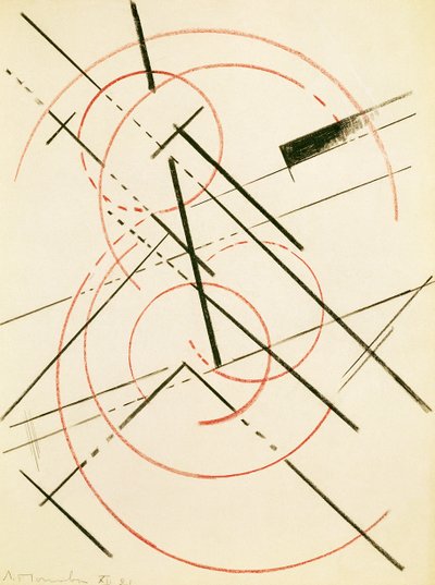 Linear Composition by Lyubov Sergeevna Popova